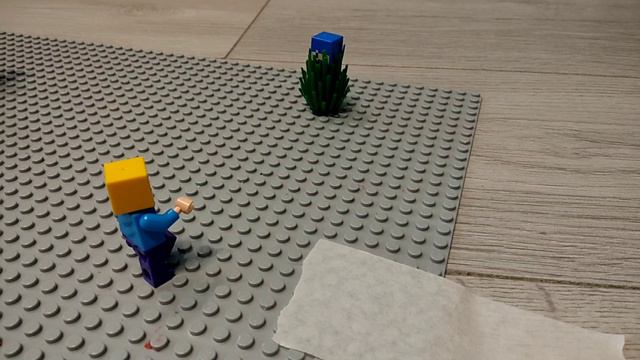 Among us в стиле Майнкрафта, Лего анимация, серия 2. смотреть онлайн