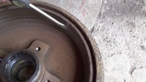 Снятие тормозного барабана с фольксваген