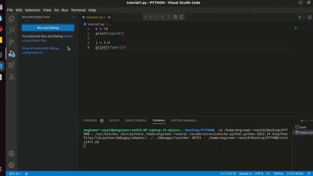VARIABLES IN PYTHON part 1 смотреть онлайн