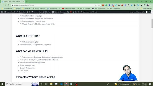 What Is PHP in Urdu & Hindi By Zubair | iacademyplus.com смотреть онлайн