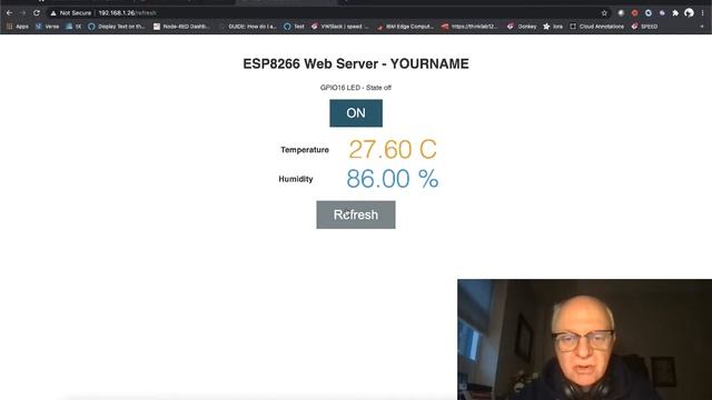 ESP8266 with DHT11 - Chapter 2 - ESP8266 as a WebServer смотреть онлайн
