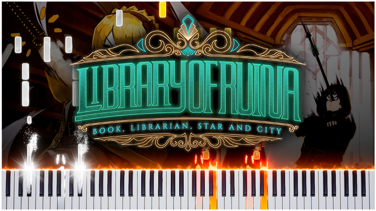 Theme 02 (Library of Ruina) 【 КАВЕР НА ПИАНИНО 】 смотреть онлайн