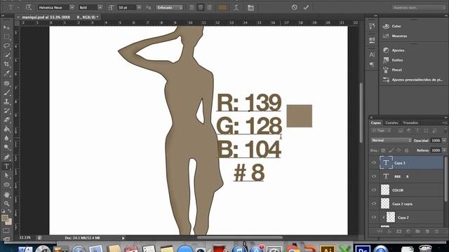 Códigos de color Photoshop смотреть онлайн