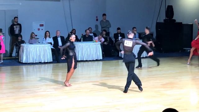 Герасименок - Давидович Первенство Молодежь LA Pasodoble смотреть онлайн