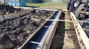 Заливка фундамента. Часть 2