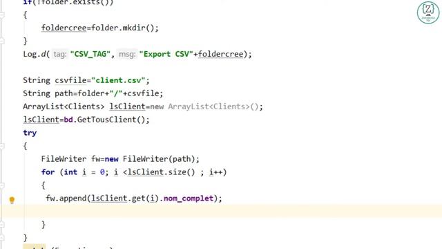 61 - exporter une base de données SQLITE vers CSV en Android Studio (Extraire des données) - شرح смотреть онлайн
