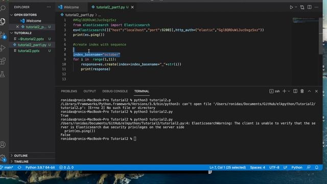Elasticsearch Complete Tutorial With Python|How To Create Elasticsearch Index In Bulk|Tutorial:2 смотреть онлайн