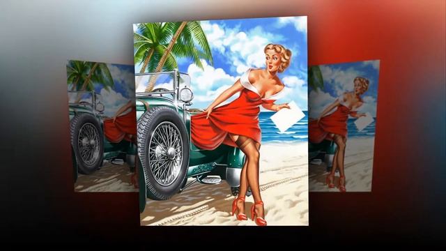 Pin Up по русски.  Пин Ап российских иллюстраторов.  07. 09. 2019