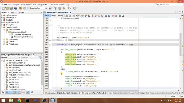 combobox dependent on another combobox in java смотреть онлайн