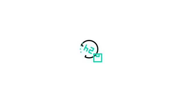 24 hours icon Lottie JSON animation смотреть онлайн
