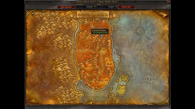 Call of Fire - Reagent Pouch Quest Way - World of Warcraft смотреть онлайн