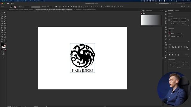 Пропали цвета в Adobe Illustrator? Решаем проблему! смотреть онлайн