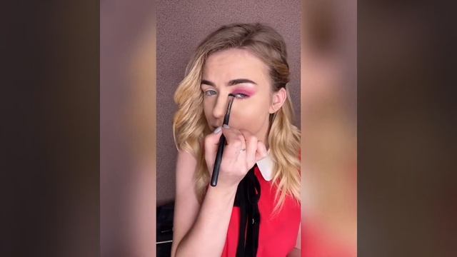 Нежный розовый макияж ? смотреть онлайн