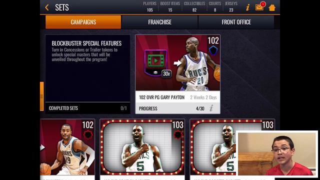 HOW TO GET TWO 103 OVERALLS FROM THE BLOCKBUSTER EVENT IN NBA LIVE MOBILE 20 | Jo and Ty bro vids смотреть онлайн