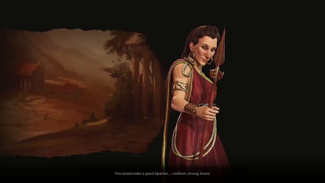 Sid Meier's Civilization VI - Gorgo of Greece Animations смотреть онлайн