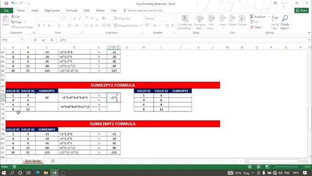 What is SUMSQ, SUMX2MY2, SUMX2PY2, SUMXMY2, SUM, SUMIF | Excel Sum Formula Series2 | Advance Excel смотреть онлайн