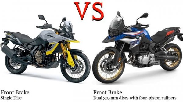 Suzuki V Strom 800 vs BMW F 850 GS Test specification comparison