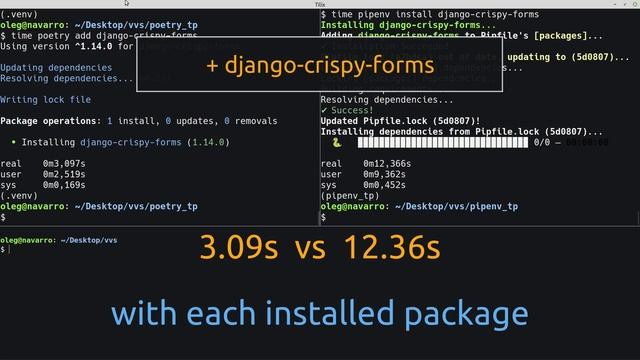 Python Poetry vs Pipenv - side by side comparison смотреть онлайн