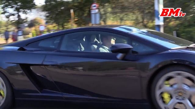 Supercars leaving meeting (LM002, 8C, Diablo Jota, Huracan, F12 tdf, C63, Aventador SV, ...) смотреть онлайн