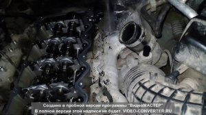 Процесс снятия топливных форсунок Nissan Pathfinder 2.5TDi