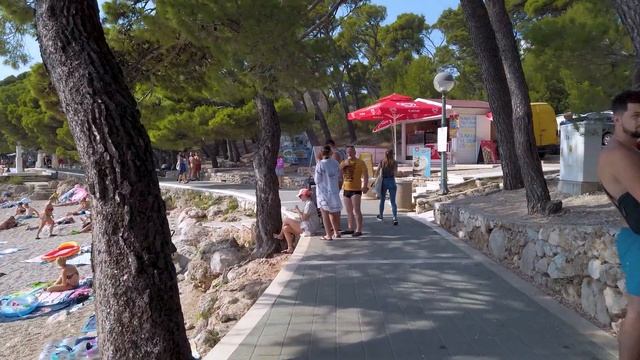 Makarska Riviera ?? 4K Walking Tour Baska Voda Brela Makarska Tucepi смотреть онлайн