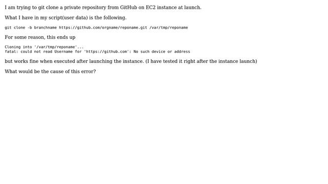 DevOps & SysAdmins: EC2: Cannot git clone at launch смотреть онлайн