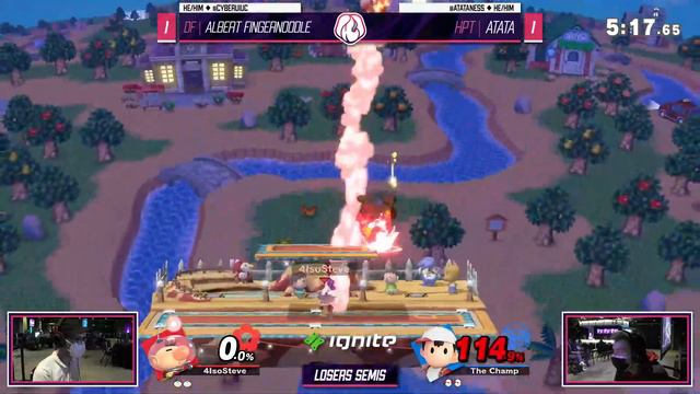 Albert Fingernoodle (Olimar) vs ATATA (Ness) - Ignition 277 LOSERS SEMIS смотреть онлайн