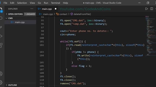Contact Management System - C++ Project смотреть онлайн