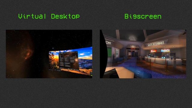 Bigscreen Vs Virtual Desktop смотреть онлайн
