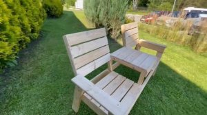 САДОВАЯ ЛАВОЧКА С СТОЛОМ