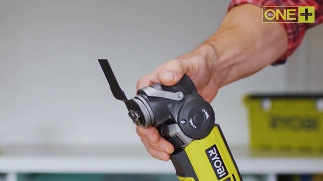 Multitool 18V Ryobi® R18MT Pour La Découpe De Tous Les Matériaux Et Le Ponçage Des Endroits Exigus