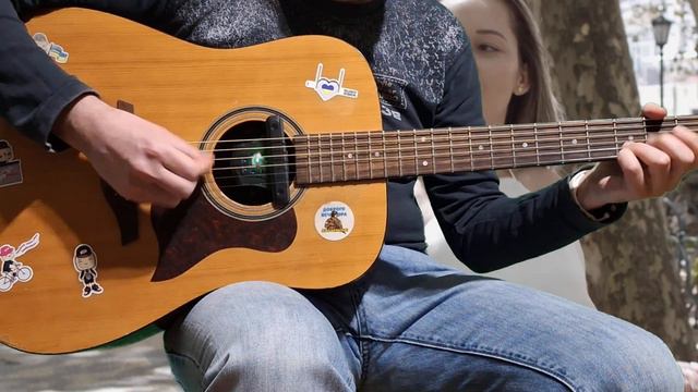 🎸 СКАЙ - Тебе це може в. [ефект хорус] на акустичній гітарі🔥 смотреть онлайн