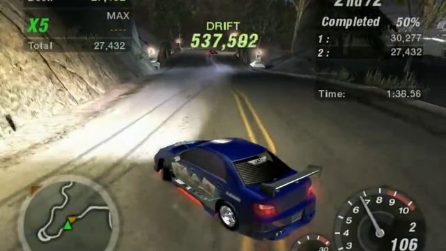 NFS UnderGround 2 Drift world record !!!!!!!!!!!!!!!!!!!!!!!! смотреть онлайн