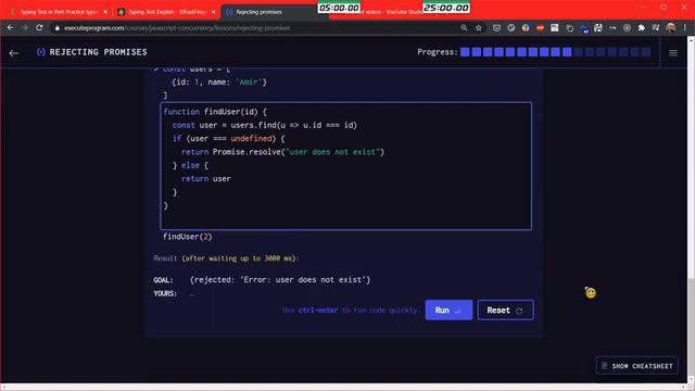 Programming Workout #291 JAVASCRIPT CONCURRENCY @executeProgram com смотреть онлайн