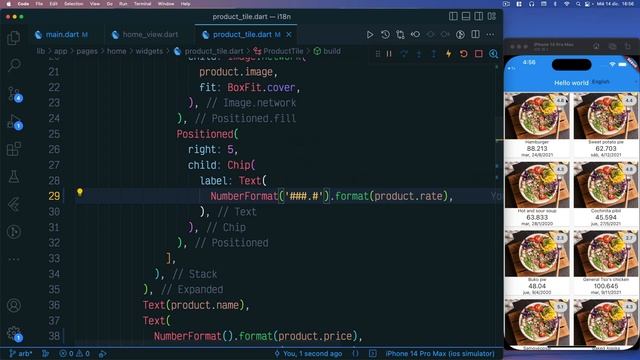 Flutter localization - 04 intl NumberFormat смотреть онлайн
