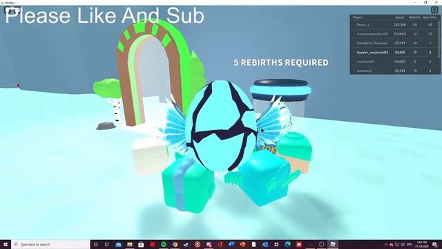 Roblox Speed Run Simulator + CODES смотреть онлайн