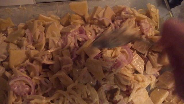 Как приготовить картофель с курицей и сыром в духовке смотреть онлайн