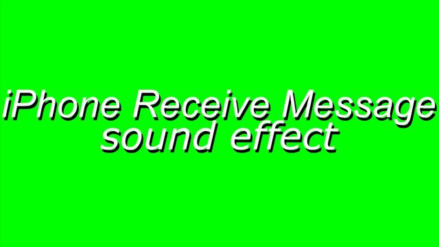 iPhone Receive Message Sound Effect | GG Green Screens смотреть онлайн