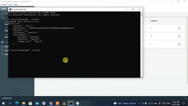 How to install MongoDB 5 on Windows 10 [ 2021 Update ] Complete Command-Line and GUI demonstration смотреть онлайн