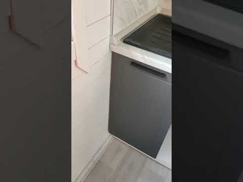 Кухня Глетчер серого цвета