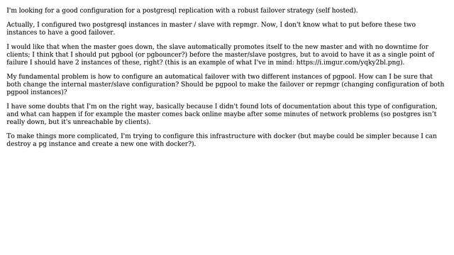 DevOps & SysAdmins: Postgresql replication with pgpool or pgbouncer смотреть онлайн