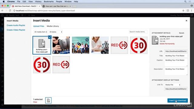 Course WordPress Ecommerce Easy Digital Downloads - 03 Adding Products: Video 06 Add a new product смотреть онлайн