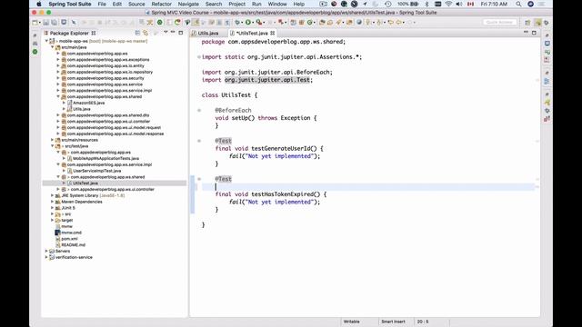 Testing RESTful Web Services -15 - JUnit 5 Integration Test смотреть онлайн