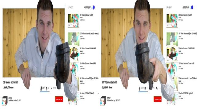 3D Video Minecraft sword (3D Glasses) смотреть онлайн