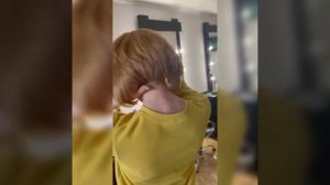 Окрашивание из кирпично-рыжего в карамельный