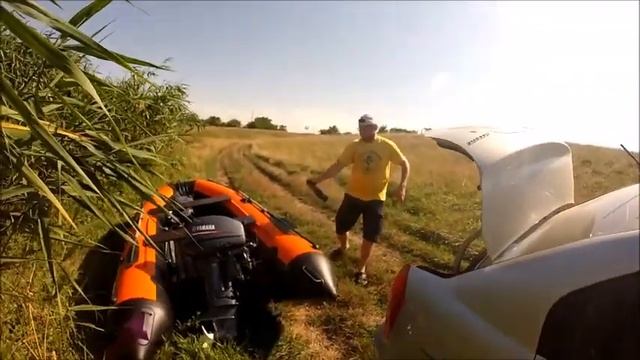 Обмвыка лодки SOLAR 380 optima и мотора YAMAHA 9.9 GMHS смотреть онлайн