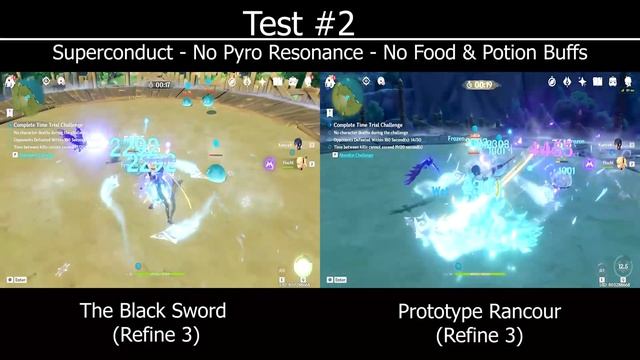 Prototype Rancour (Refine 3) VS The Black Sword (Refine 3) | Damage Comparison смотреть онлайн