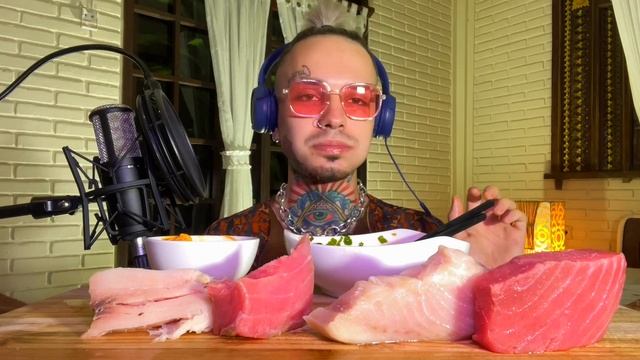 МУКБАНГ / СЫРОЙ ТУНЕЦ ? И МАРЛИН / Я НЕ МЕЧТАЮ ⛔️ #мукбанг #удон #асмр #mukbang #тунец #рыба смотреть онлайн