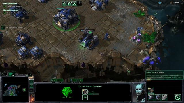 Starcraft 2 WoL: CNC Edition - 05 - Smash and Grab (No Commentary) смотреть онлайн
