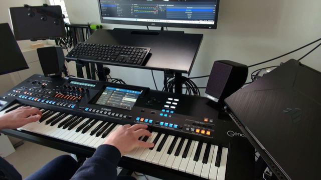 Chariots Of Fire (Vangelis) On The YAMAHA GENOS 2 (No Talking) смотреть онлайн